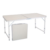 120 x 60 x 70 4Ft Portable Multipurpose Folding Table White