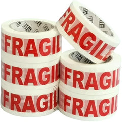 Fragile Tape Low Noise Packaging Parcel Packing Tape Strong 48mm x 66m - UK