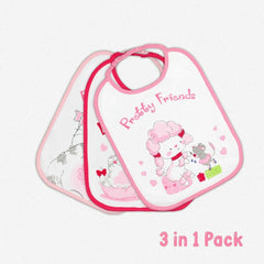 Baby Girl Bibs Feeding Dribble Baby Bibs 3 in a Pack Baby Bibs