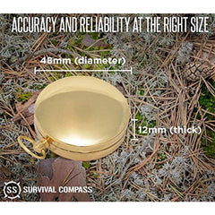 Camping Survival Compass Glow in the Dark Military Compass Survival Gear UK