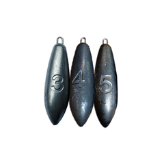 Mackerel Fishing weights 3oz, 4oz, 5oz available in 5, 10 & 20/ pack