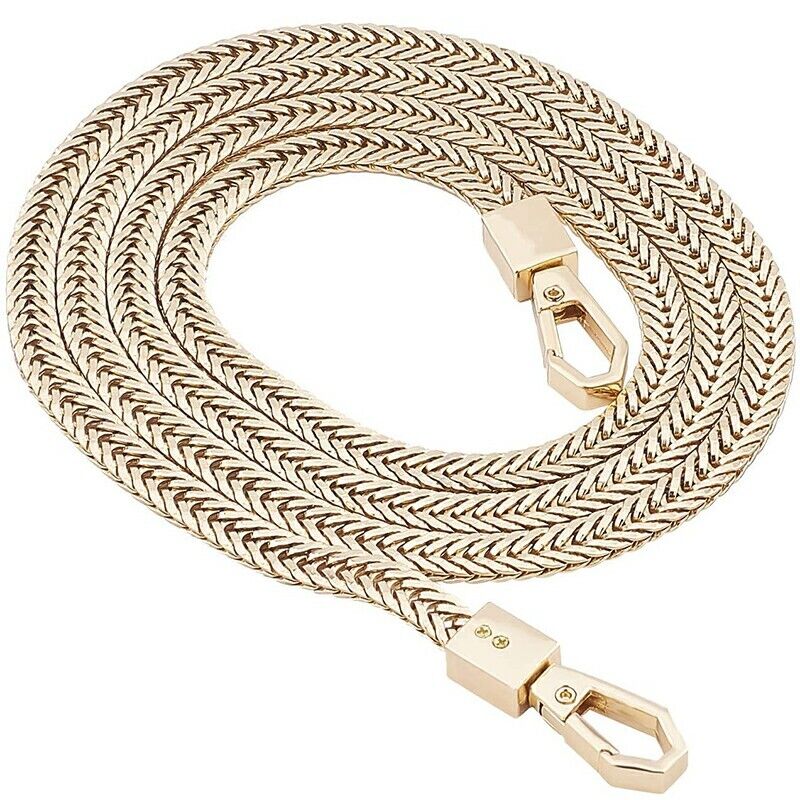 100cm Purse Chain Strap Shoulder Gold Strap Chain Replacement Alloy Swivel Clasp