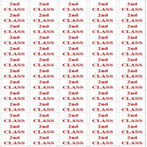 2nd Class Sticky Labels Small Stickers Post Details Postal Service -UK