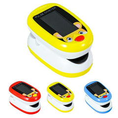 Blood Oxygen Saturation Pulse Heart Rate Monitor Child Oximeter - Yellow