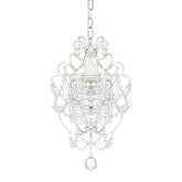 White Chandelier Mini Crystal Chandelier Lighting K9 Crystal Retro Craft Elegant
