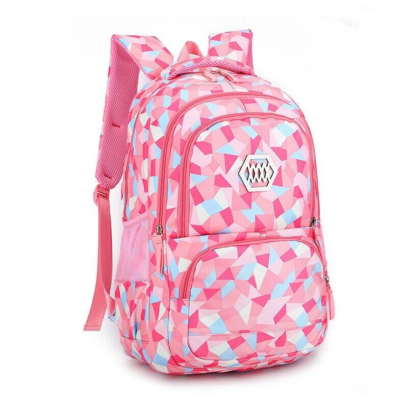 Geometric Pattern Backpack for Girls Boys Middle School Bag Elementary Bookbags