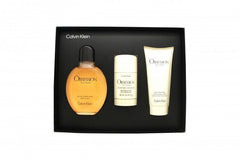 CALVIN KLEIN OBSESSION GIFT SET 125ML EDT + 75ML A/S BALM + 75G DEO STICK