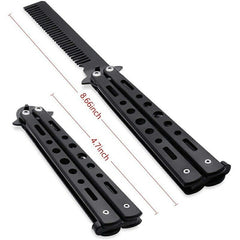 Butterfly Comb Outdoor Generic Metal Practice Trainer Tool New - Black
