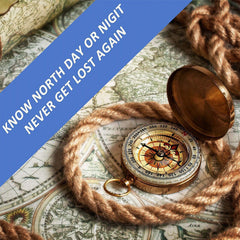 Camping Survival Compass Glow in the Dark Military Compass Survival Gear UK