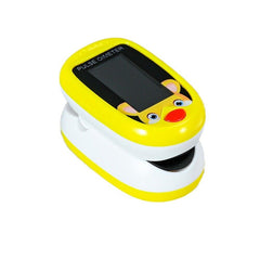 Blood Oxygen Saturation Pulse Heart Rate Monitor Child Oximeter - Yellow
