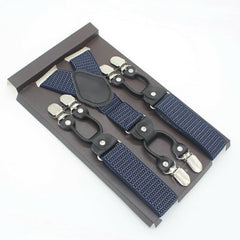 Business Men Adult Suspenders Clip Refined Non-slip Shoulder Straps - UK
