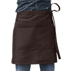 Universal Restaurant Bistro Plain Apron with 2 Pockets Half Size Waist Aprons UK