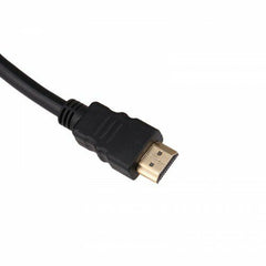1080P HDMI Port Male to 2 Female 1 In 2 Out Splitter Cable Adapter Converter-UK