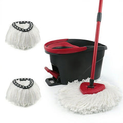 6pcs Easy Wring Clean Turbo Microfibre Replacement Refill Mop Head for Vileda UK