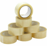 ECONOMY CLEAR POLY PROP PACKAGING TAPE 48MM 2" X 66M - UK