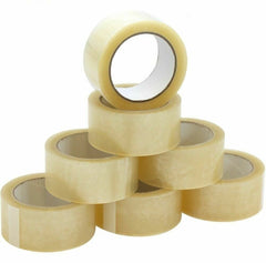 ECONOMY CLEAR POLY PROP PACKAGING TAPE 48MM 2" X 66M - UK