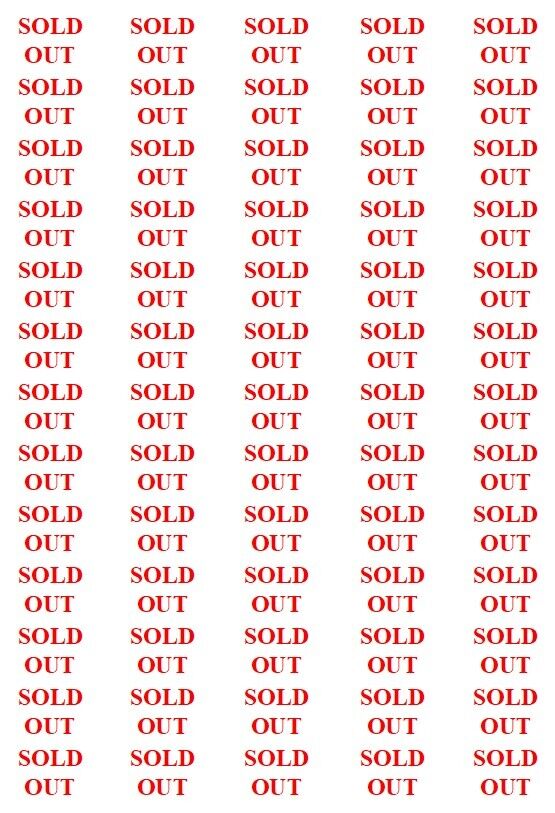 SOLD OUT Stickers - Out of Stock Labels - Red - Black