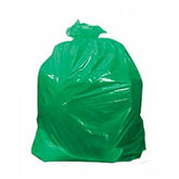 Green HEAVY DUTY 160G - 40 Mu Refuse Sacks Bin Liners Rubbish 18" x 29" x 38"