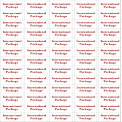 International PACKAGE Small Labels Self Adhesive Printed Mail stickers - UK