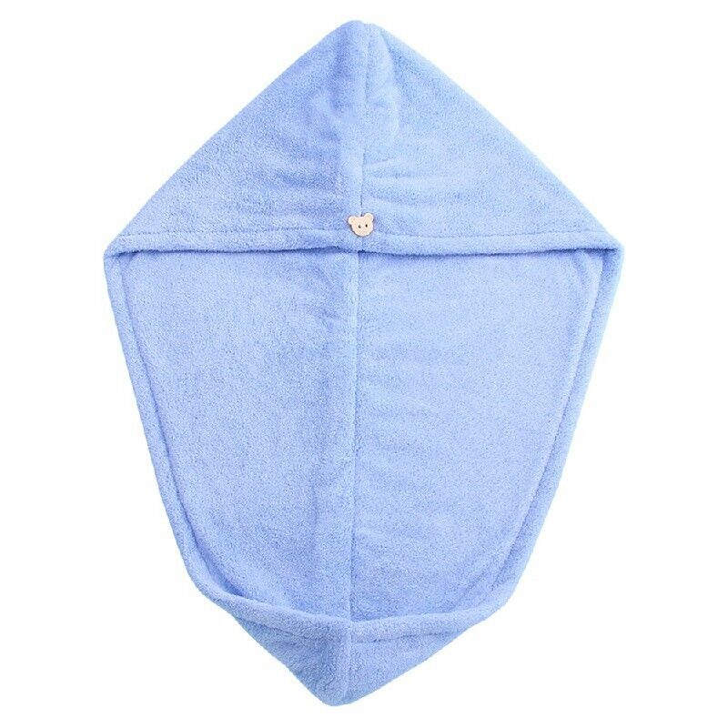 Rapid Drying Towel Dry Hair Cap Coral Fleece Absorbent Shower Cap Quick-Drying