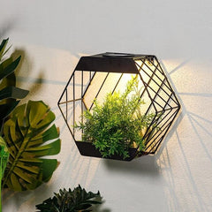 Firefly Hexagonal Wall Planted Solar Light