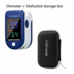 FDA Blood Monitor Heart Saturation Rate Finger Oximeter Pulse SpO2 Oxygen Meter