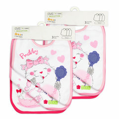 Baby Girl Bibs Feeding Dribble Baby Bibs 3 in a Pack Baby Bibs