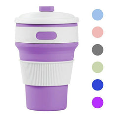 Collapsible Silicone Telescopic Water Bottle Foldable Portable Leakproof Cup