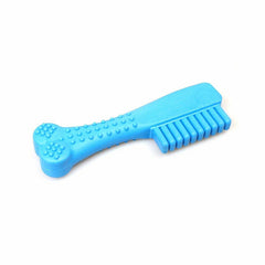 14 cm Pet Dog Comb Shaped Rubber Chew Toy - Random Colour