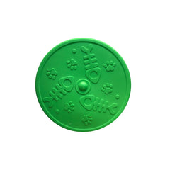 Pet Dog Toy Silicone Rubber Frisbee Flying Disc - Random Colour