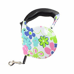 16.5 cm Retractable Dog Lead with Comfortable Grip Assorted Designs 5 m - Random Colour