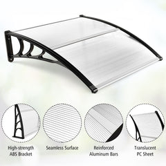 102 x 98 CM Window Door Awning Canopy