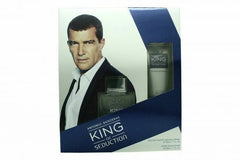 Antonio Banderas King Of Seduction Gift Set 50ml EDT + 50ml Aftershave Balm - UK