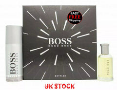 Hugo Boss Boss Bottled Gift Set 50ml EDT + 150ml Deodorant Spray for HIM - UK