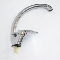 Kitchen Sink Mixer Tap Single Lever with Long Spout Monobloc Faucet - UK
