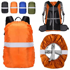 Reflective Waterproof Backpack Safety Rain Cover Dustproof Hiking Camping UK