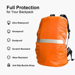Reflective Waterproof Backpack Safety Rain Cover Dustproof Hiking Camping UK