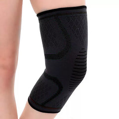Self-Heating Anti-slip Knee Support Pad Arthritis Brace Protective Belt Black