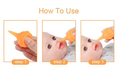 Suction Silicone Nasal Aspirator Tip Cleaner Baby Nose Cleaner Diagnostic-tool
