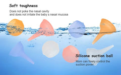 Suction Silicone Nasal Aspirator Tip Cleaner Baby Nose Cleaner Diagnostic-tool