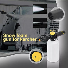 Snow Foam Lance Kit Pressure Washer Gun Compatible Karcher Car Cleaning Bottle