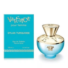 VERSACE POUR FEMME DYLAN TURQUOISE 100ML EAU DE TOILETTE SPRAY BRAND NEW &SEALED
