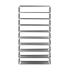 10 Tiers Shoe Rack With Dustproof Cover Closet Shoes Storage Cabinet Organizer