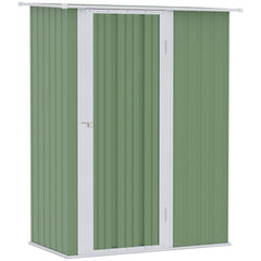 Metal Outdoor Storage Shed, Garden Tool House Cabinet -5' x 3' Green-AS ( Amazon Shipping)（Prohibited by WalMart）