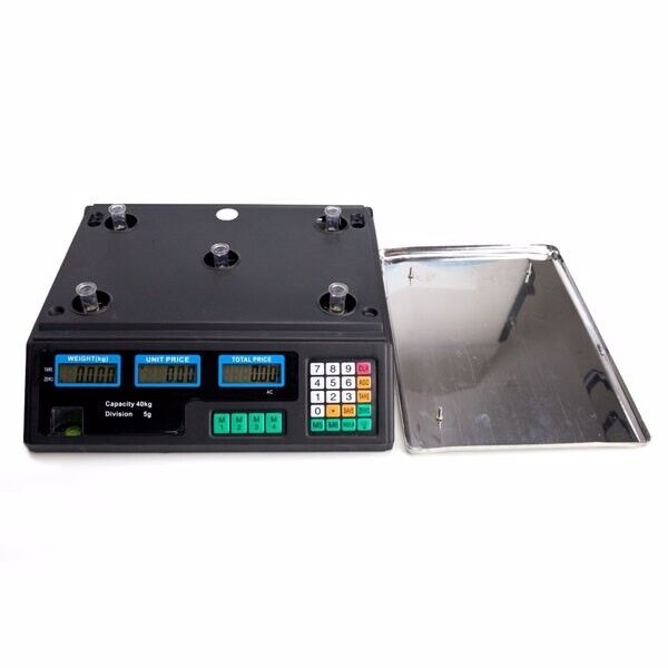 40kg/5g Digital Price Computing Scale for Vegetable polish Price UK Plug