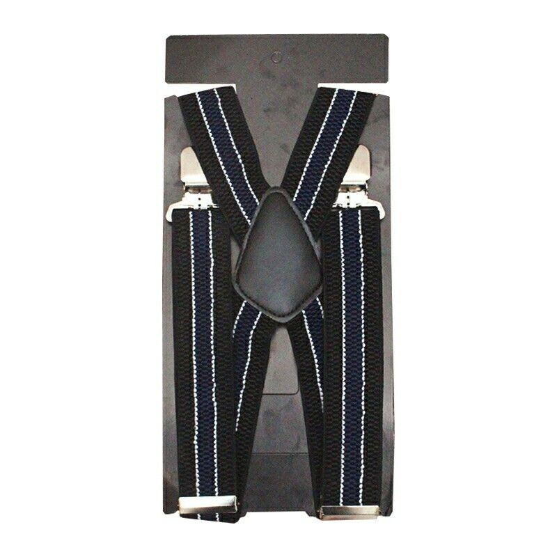 Braces Highly Elastic Suspenders Heavy Duty Trouser Style 40mm Adjustable Men's 