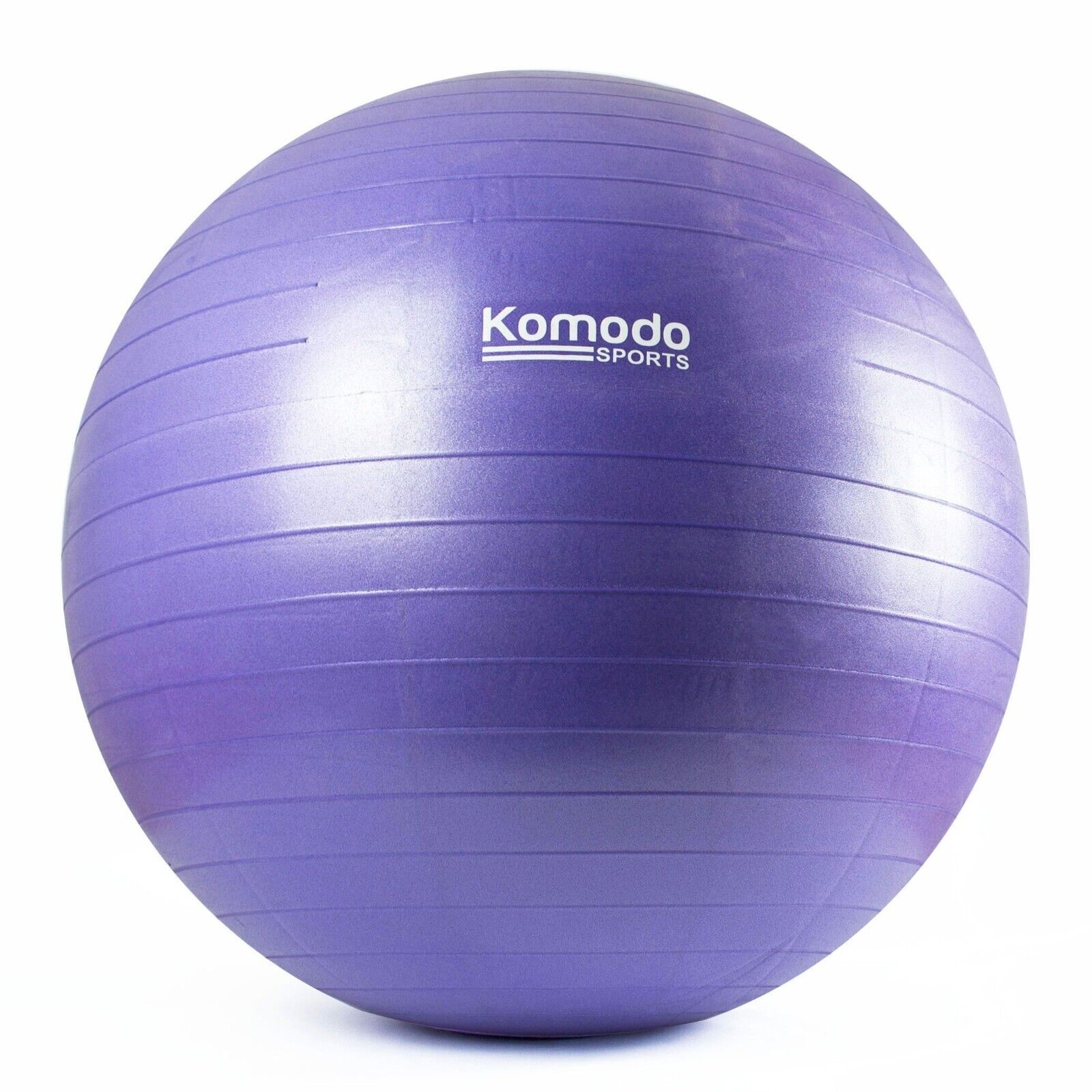 85cm Yoga Exercise Ball Balance Training Home Gym Workout Routine Pilates Purple