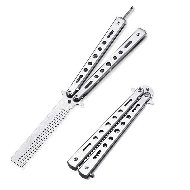 Butterfly Comb Outdoor Generic Metal Practice Trainer Tool New - Silver