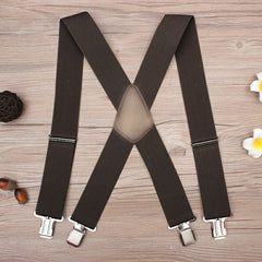 50MM Width Adjustable Elastic Suspenders Suspenders Men Suspenders - UK