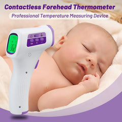 Infrared Digital Non-Contact Forehead Thermometer Adult Baby Temperature Gun Kid